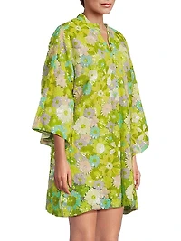 Burst Sequin Mini Caftan