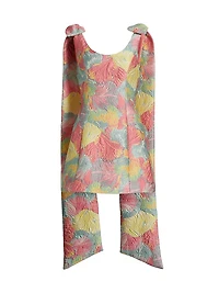 Gita Floral Brocade Minidress