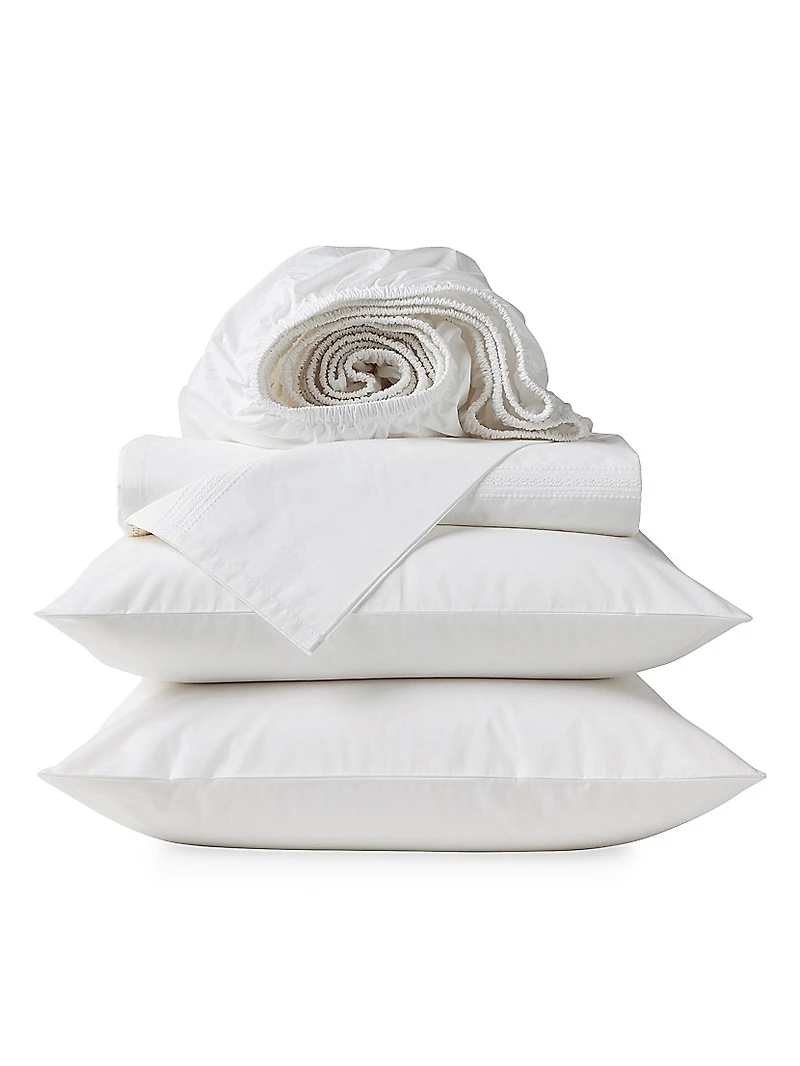 Landscape Embroidered Organic Sheet Set