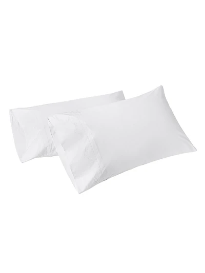 Vista Embroidered Organic Pillowcase Set of 2