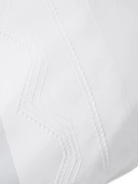 Vista Embroidered Organic Pillowcase Set of 2