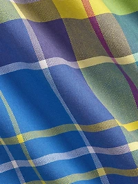 Classic-Fit Plaid Button-Down Cotton Oxford Shirt