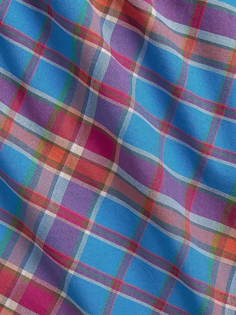 Classic-Fit Plaid Button-Down Oxford Shirt