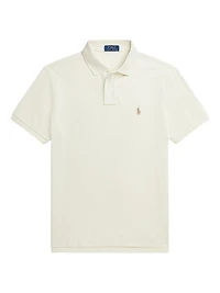 Slim-Fit Mesh Polo Shirt