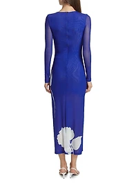 Ezili Floral Mesh Maxi Dress