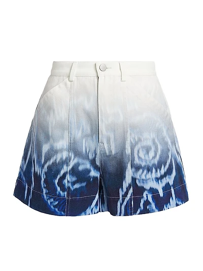 Melik Ombré Denim Shorts