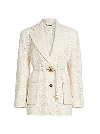 Illuminate Lace Tie-Waist Jacket