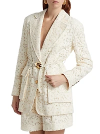 Illuminate Lace Tie-Waist Jacket