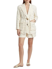 Illuminate Lace Tie-Waist Jacket