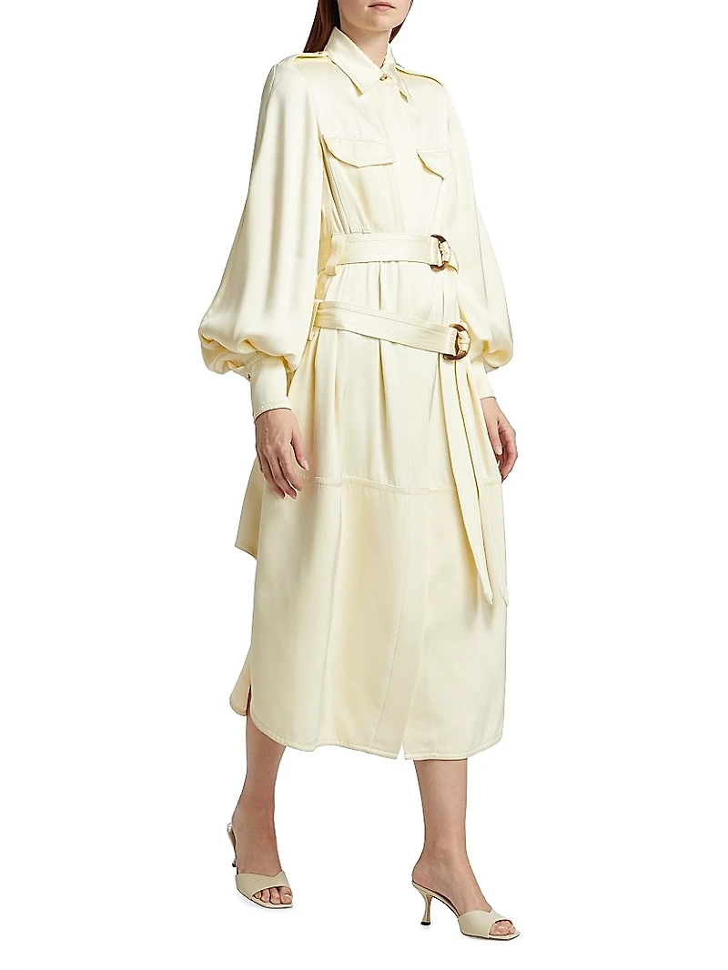 Balance Cargo Belted Midi-Dress