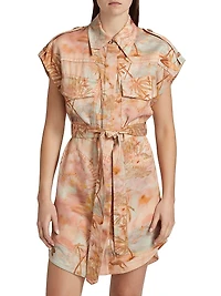 Illuminate Printed Sleeveless Tunic Dress