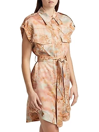 Illuminate Printed Sleeveless Tunic Dress