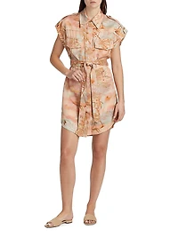 Illuminate Printed Sleeveless Tunic Dress