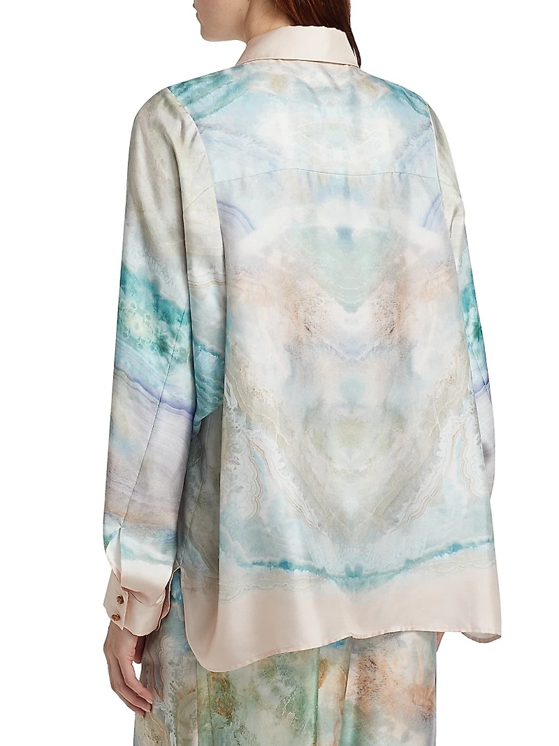 Illuminate Relaxed Button-Front Shirt