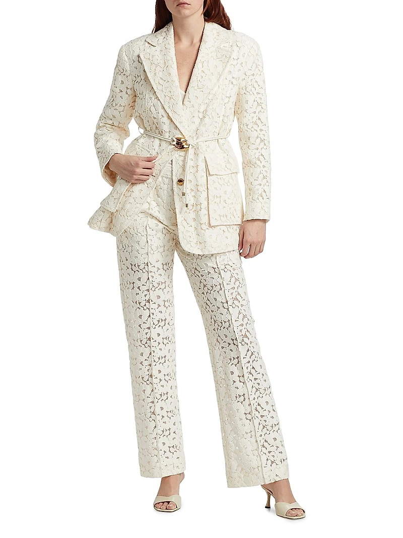 Illuminate Lace Straight Pants