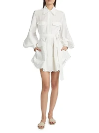 Illuminate Utility Mini Dress