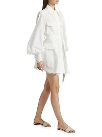 Illuminate Utility Mini Dress