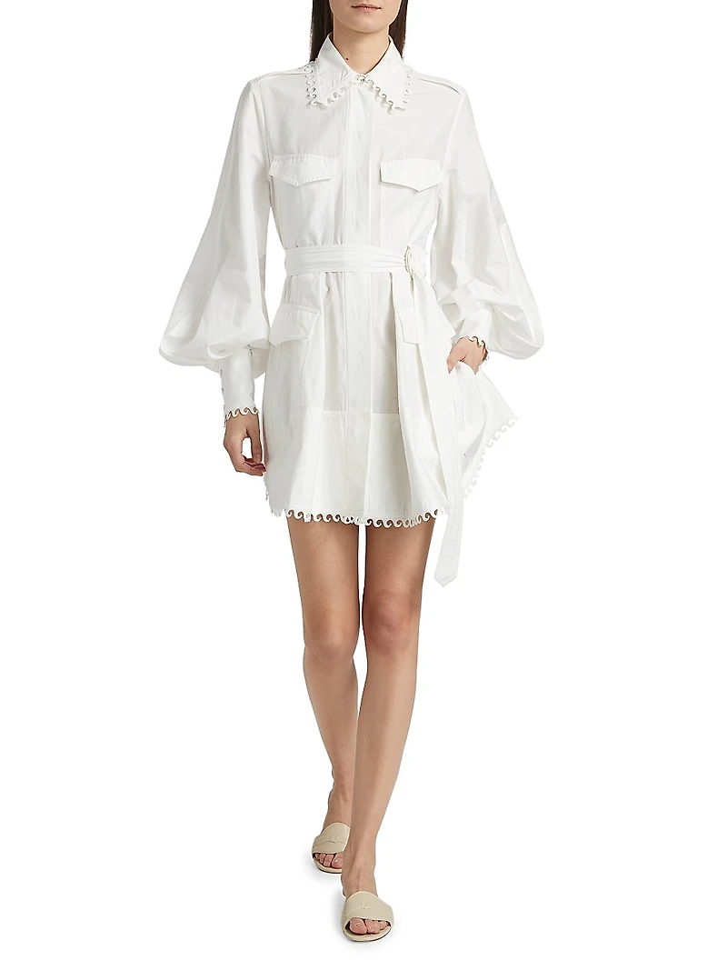 Illuminate Utility Mini Dress