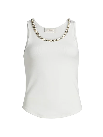 Illuminate Embellished Tank Top