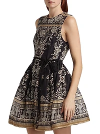 Sleeveless Peplum Minidress