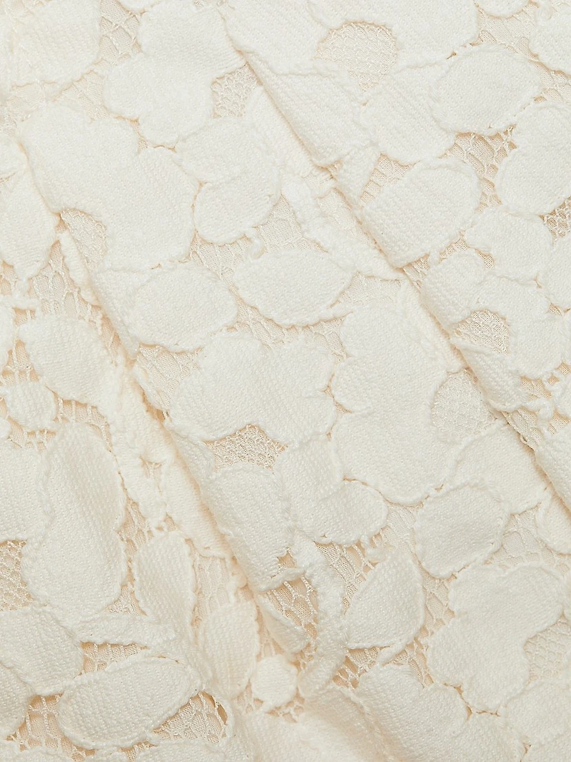 Lace High-Rise Shorts