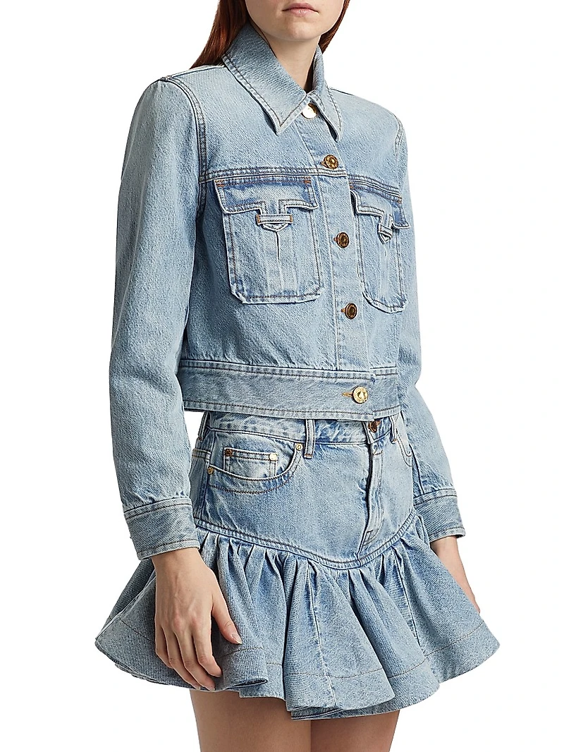 Denim Crop Jacket