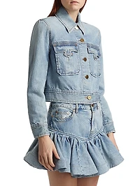 Denim Crop Jacket
