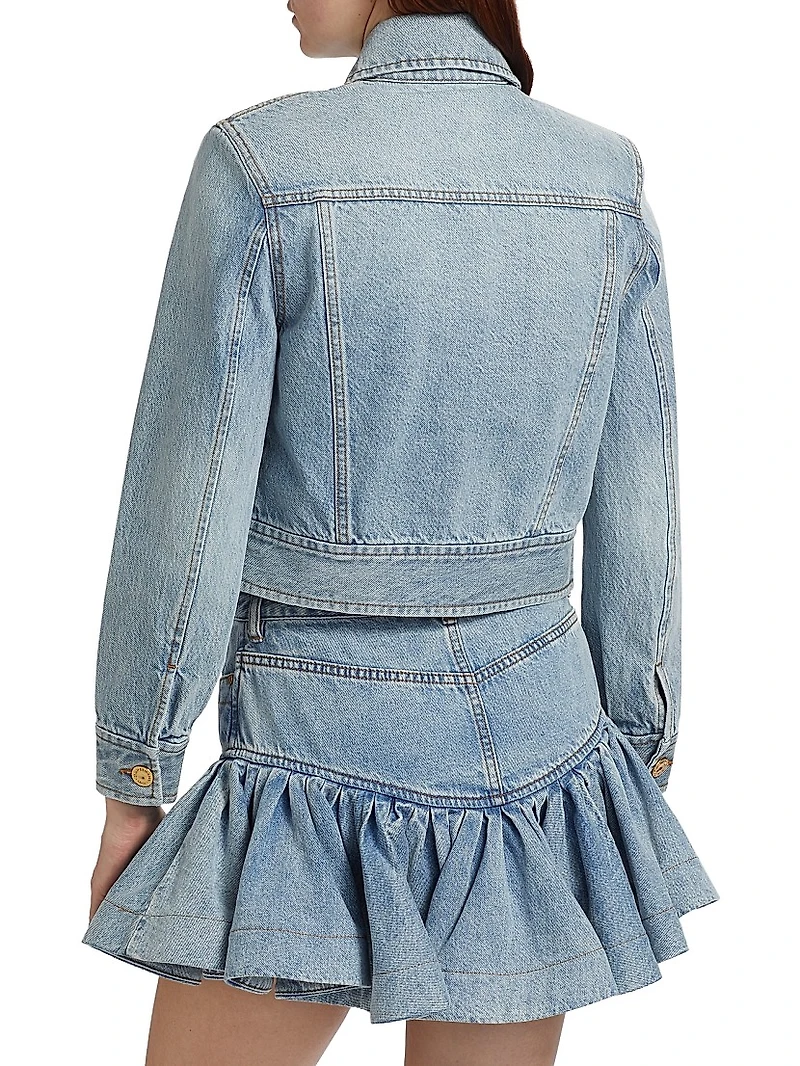 Denim Crop Jacket