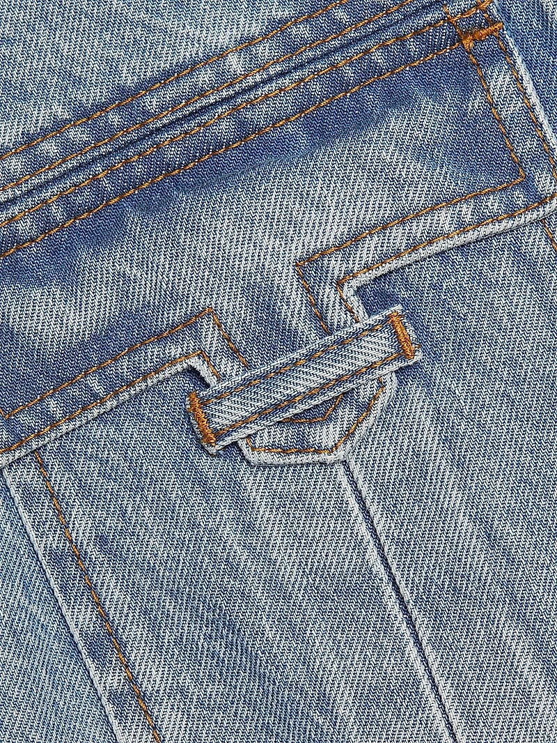 Denim Crop Jacket