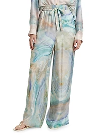 Illuminate Marble Print Track Pants