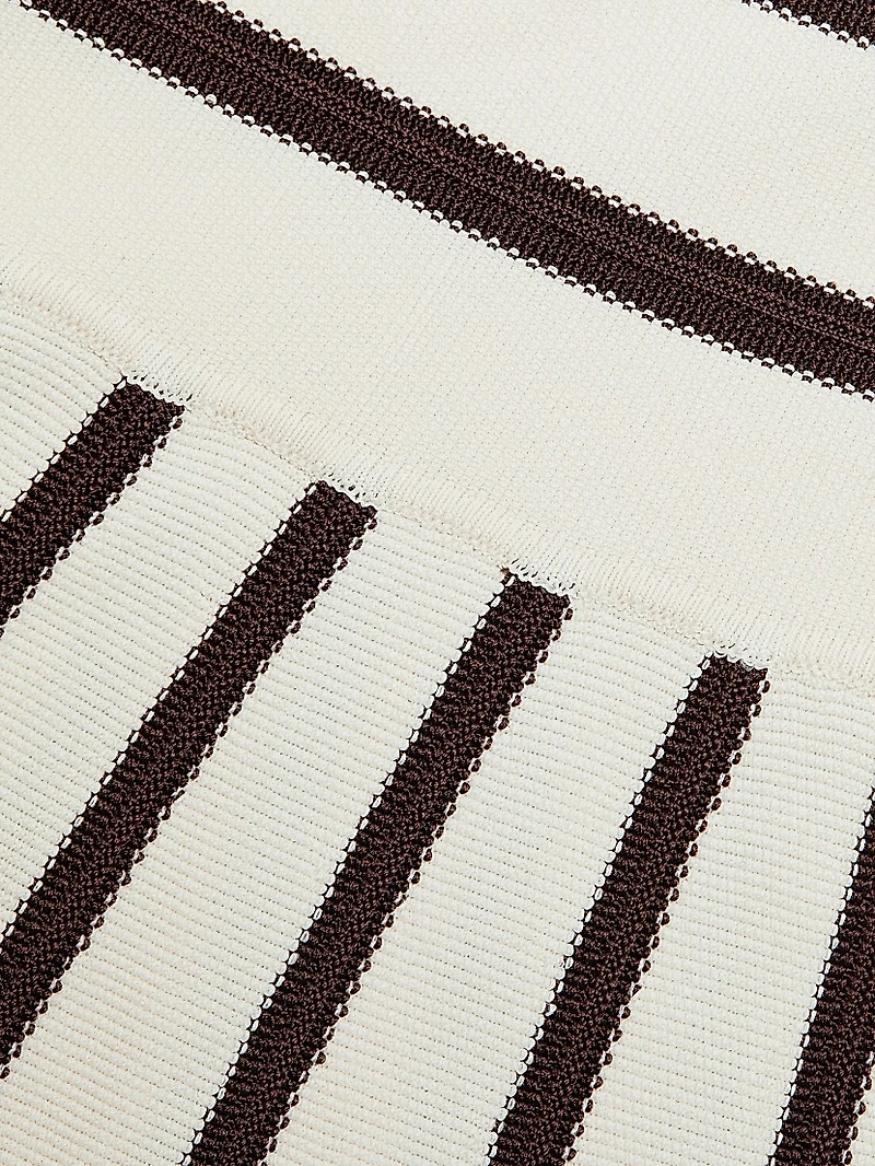 Stripe Midi-Skirt