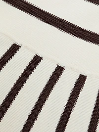 Stripe Midi-Skirt