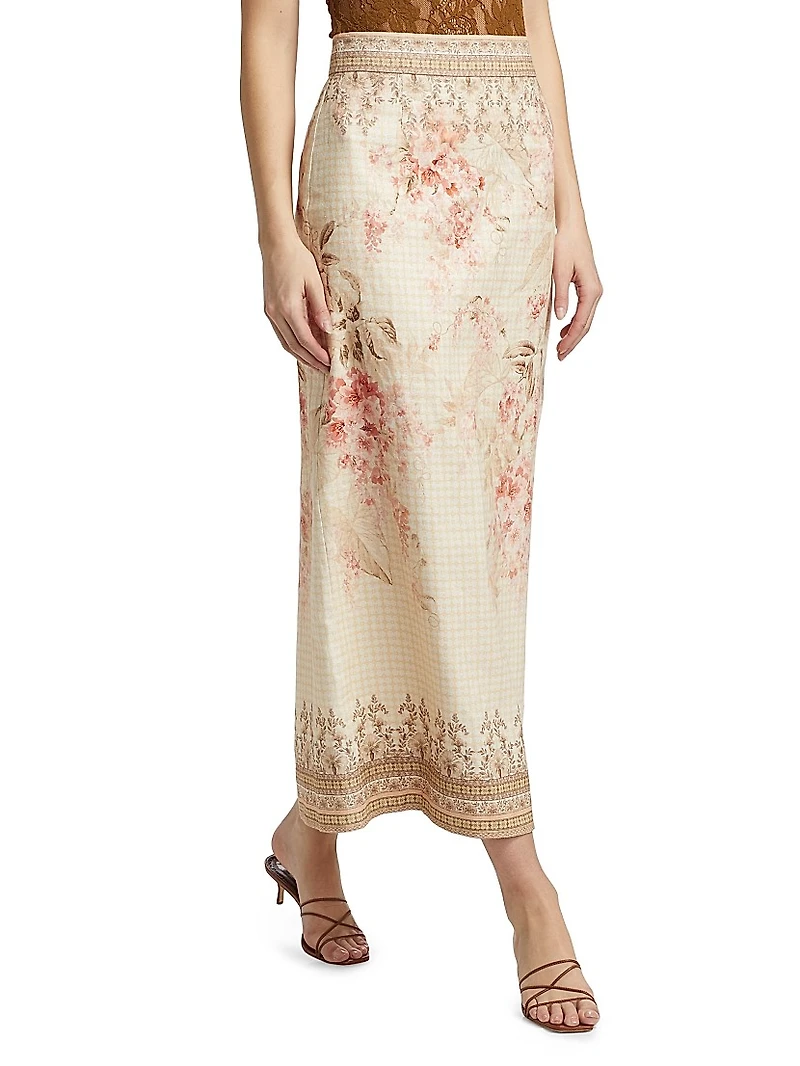 Illuminate Pencil Midi-Skirt