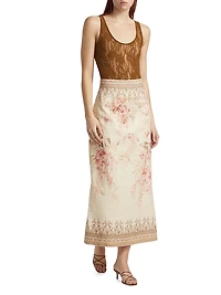 Illuminate Pencil Midi-Skirt