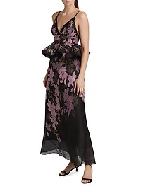 Dawning Peplum Slip Gown