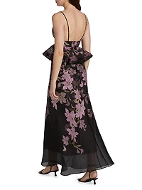 Dawning Peplum Slip Gown