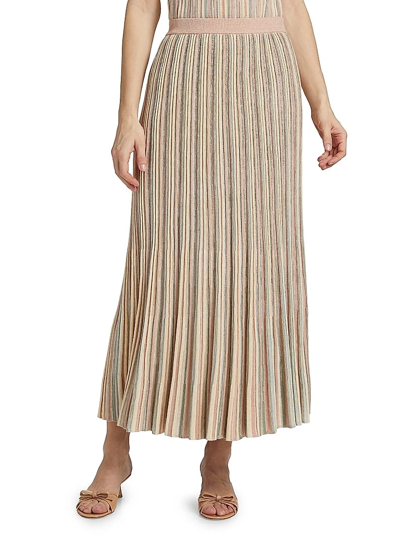 Illuminate Mouline Maxi Skirt