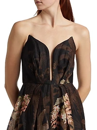 Illuminate Strapless Cocktail Dress