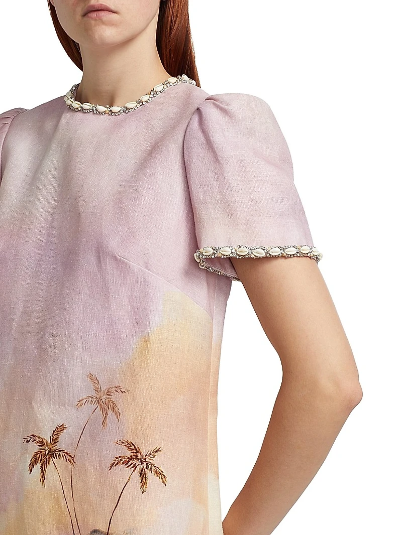 Dawning Embellished Minidress