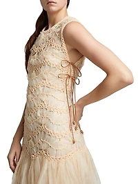 Illuminate Macramé Maxi Dress