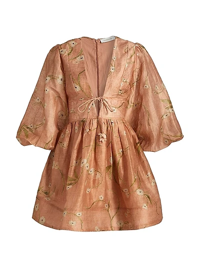 Illuminate Drawn Minidress