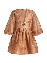 Illuminate Drawn Minidress