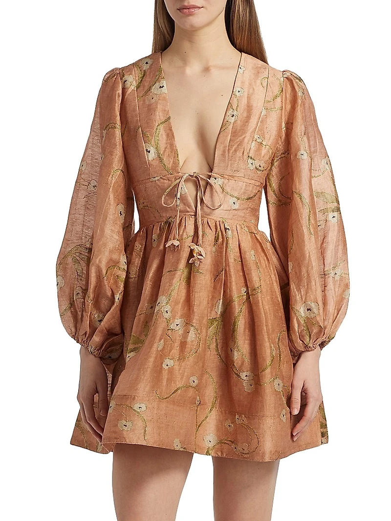 Illuminate Drawn Minidress