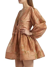 Illuminate Drawn Minidress