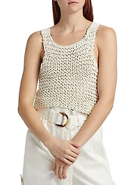 Illuminate Hand Knit Tank Top