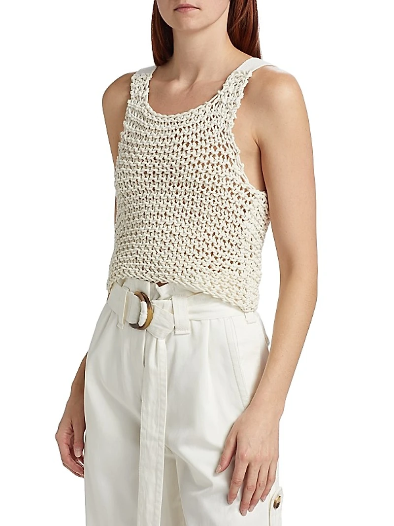 Illuminate Hand Knit Tank Top