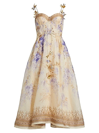 Picnic Floral Midi-Dress