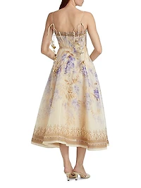 Picnic Floral Midi-Dress