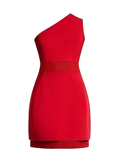 One-Shoulder Minidress