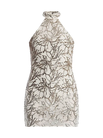 Embellished Sleeveless Minidress